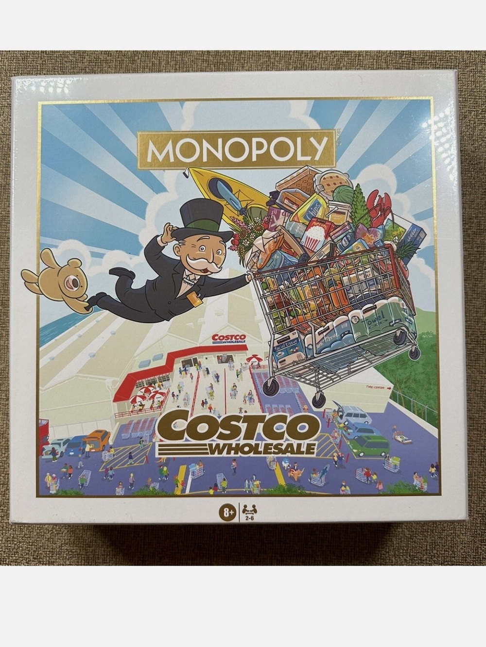 New sealed box. Hasbro Monopoly Costco Edition -